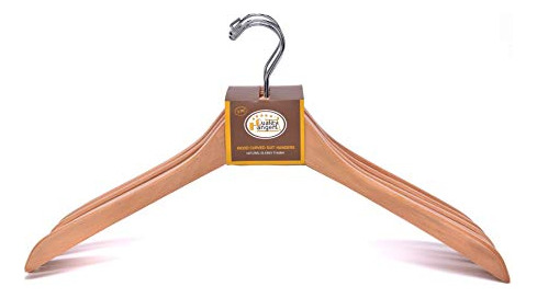 Percheros De Calidad Curvados De Madera Para Abrigos Y Traje