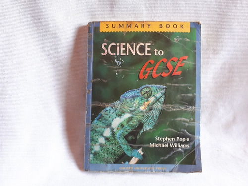 Science To Gcse Summary Book Pople Williams Oxford Ingles