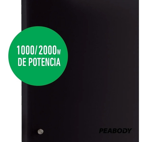 Imagen 5 de 10 de Vitroconvector Calefactor Curvo 2000w Peabody Pe-vqm20 Blanc