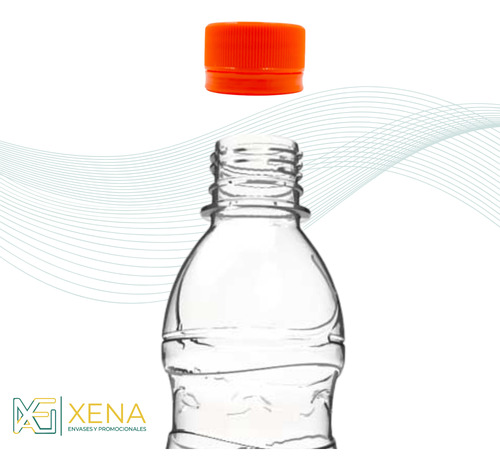 Botella Pet Para Aguas Jugos 250 Ml Tapa Seguridad X 240