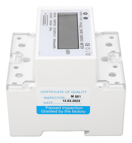 Medidor De Energia 1 Fase, 2 Fios, Lcd Digital 4p, Kwh, Watt