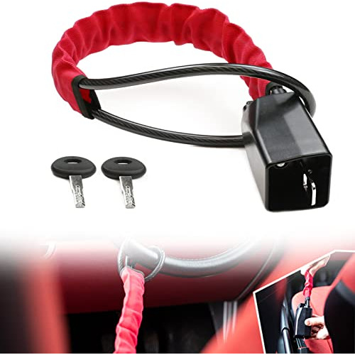 Steering Wheel Lock Car Security Lock Seat Belt Lock An...