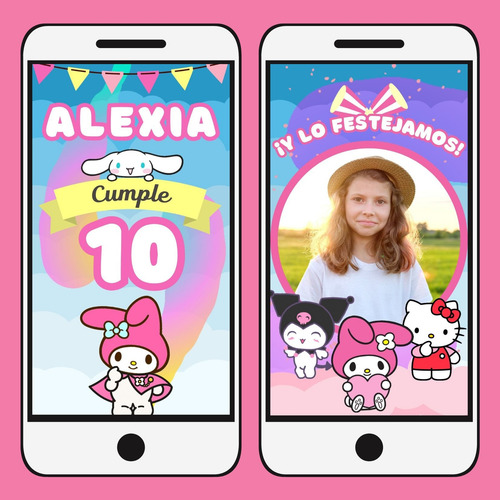 Video Invitación Animada - Cientos De Modelos - My Melody