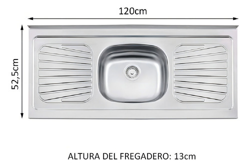 Cocina Integral Completa Modular Madesa Glamy 240cm Color Blanco 12