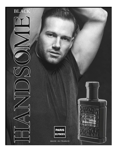 Kit Com 6 Handsome Black Paris Elysees Masc. 100 Ml-lacrado