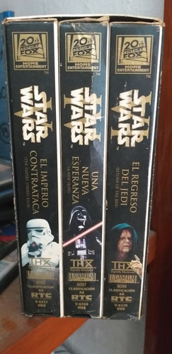 Star Wars Vhs Películas ¡muy Buenas Condiciones! 