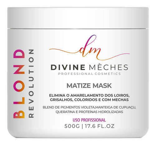 Matize Mask Blond Revolution Divine Meches 500g