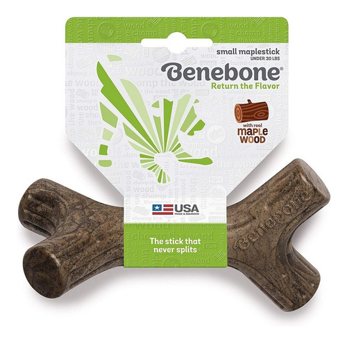 Brinquedo Mordedor Para Cachorro Benebone Maplestick Pequeno