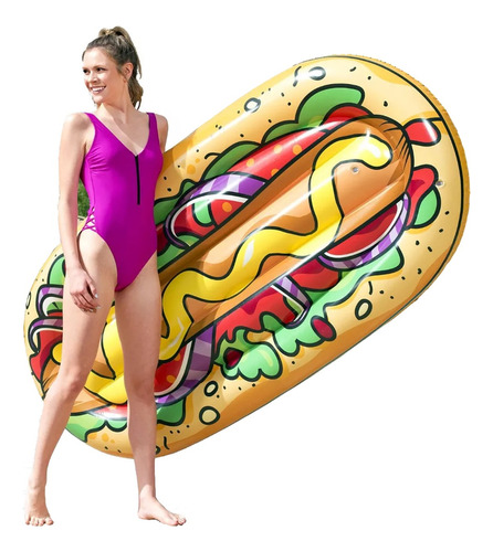 Inflable Hot Dog Bestway 43248 Flotador Pancho Pileta