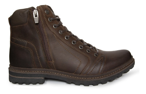 Imagem 3 de 6 de Bota Masculina Freeway Absolut Couro Legítimo - Chocolate