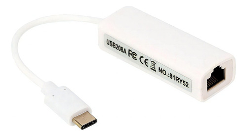 Adaptador Usb-c 3.1 Para Rj45 Internet - Kit Com 10