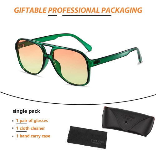 Freckles Mark Vintage Retro 70s Gafas De Sol Para Mujeres Y