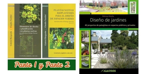 3 Libros De Elementos Diseño Y Plantas Nativas Rioplatenses