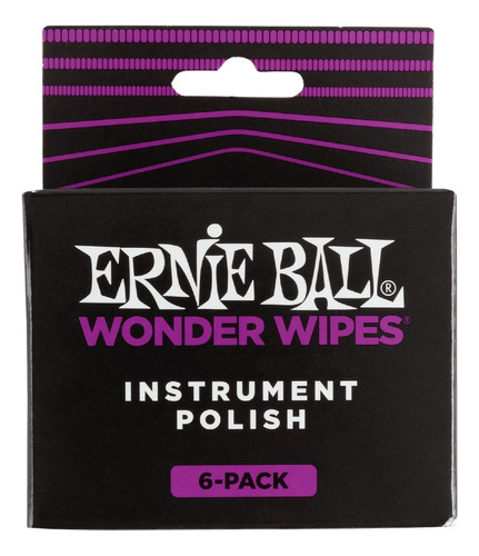 Pack X 6 Paño Lustrar Instrumento Guitarra Bajo Ernie Ball