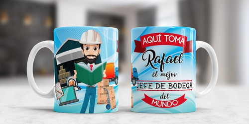 Taza Con Caja Aquí Toma El Mejor Jefe De Bodega