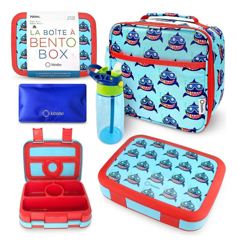 Lonchera Bento Infantil Con Bolso De Aislamiento Y Termo