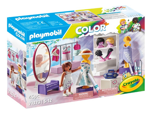Figura Armable Playmobil Color Camerino 45 Piezas 3+	