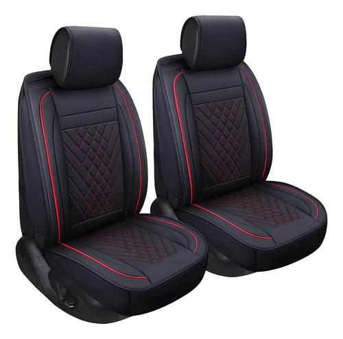 Fundas De Asiento De Automóvil - Cuero Pu Premium Máx...