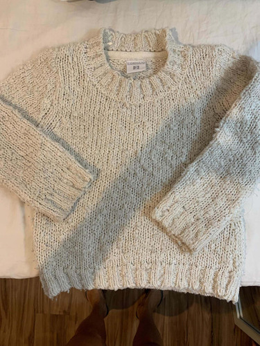 Sweater Pulover Coniglio Talle 2 Años Color Natural