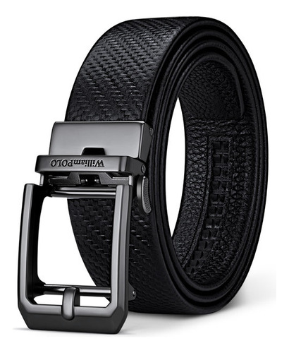 Cinturón De Piel Genuina Para Hombre Con Hebilla Automática