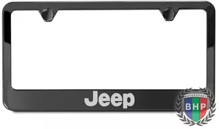 Porta Placa Para Jeep De Metal Negro Costo X Par