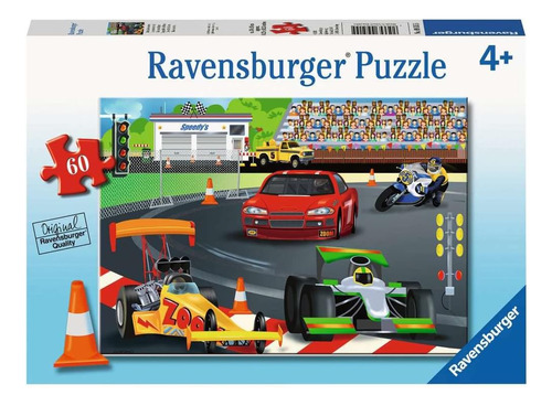 Ravensburger, Day At The Races Rompecabezas De 60 Piezas Par