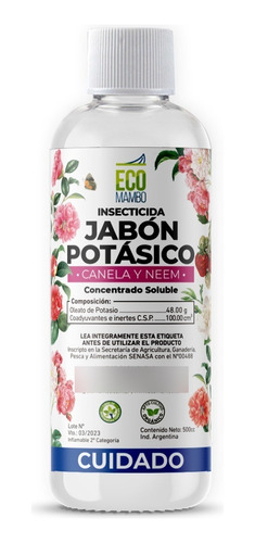 Jabon Potasico Canela/neem X 500 Cc - Ecomambo