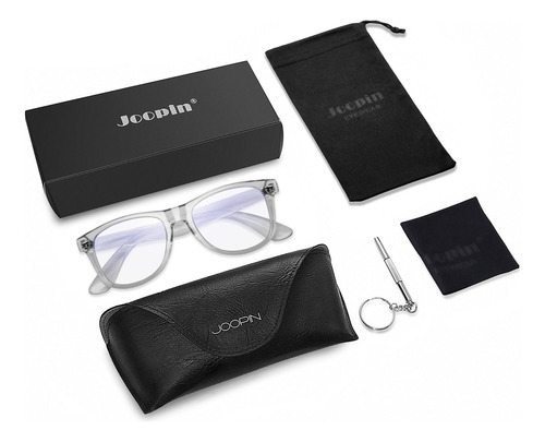 Lentes Fotocromáticos Computadora Anti Luz Azul Hombre Mujer Uv Anti Luz Solar Cuadrados De Moda Unisex Proteger Ojos Diseño Clásico Color Gris Brillante Y Claro
