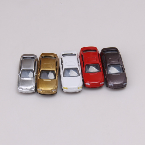 100pcs Pintó Coches Modelo Construcción De Tren Escala Ho