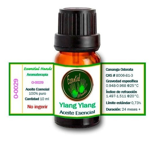 Imagen 1 de 1 de Ylang-ylang 10 Ml - Aceite Esencial - Aromaterapia