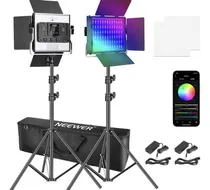 Comprar Kit De Iluminación Neewer Panel Rgb 450