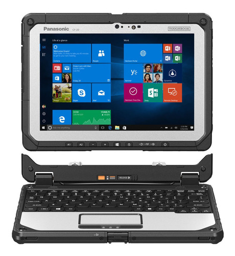 Panasonic 10.1  Cf20 Toughbook Multi-touch 2-in-1 Laptop