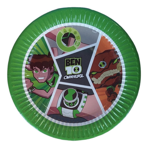 Platos  Y Vasos Cumpleaños  Ben 10 