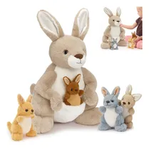 Comprar Muñecos De Canguro Maogolan Con Crías, 5 Piezas, 20