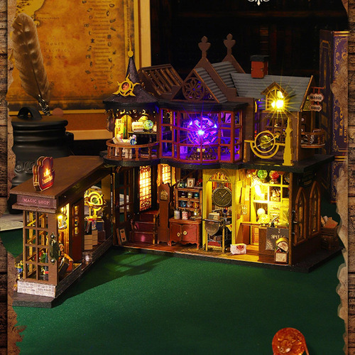Kits De Muebles De Casa De Muñecas En Miniatura, Modelo De