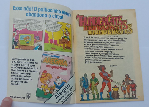 Thundercats Nº 1 A 30 Completa Com Figurinhas Editora Abril (Usado)