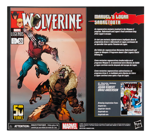 Marvel Legends Series - Logan Vs. Dientes De Sable