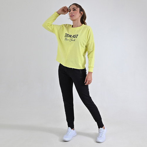 Sudadera Deportiva Chamarra Para Mujer Jogger Everlast