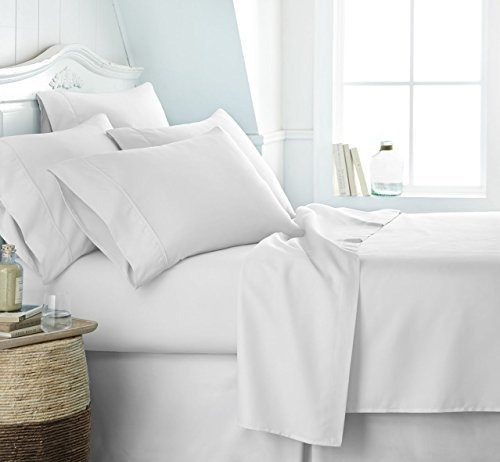 Sábanas Y Fundas - Simply Soft Ss-6pc-king-white Bed Sheet S