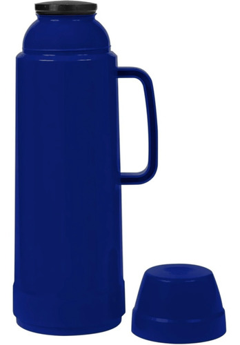 Garrafa Térmica 1l Cor Azul Netuno