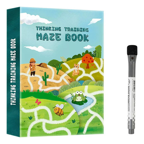 Libro De Ejercicios De Laberintos Para Niños 24 Desafíos