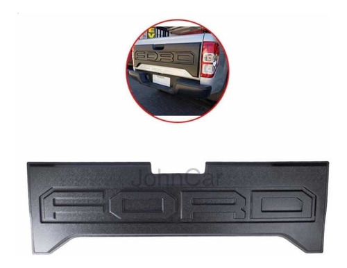 Moldura Ford Ranger Compuerta Posterior Negro 2015-2021