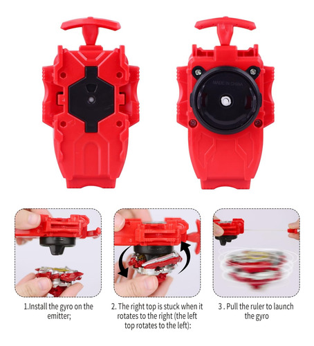 Bey Battling Top Burst Gyro Toy Set 12 Trompos 3 Lanzadores