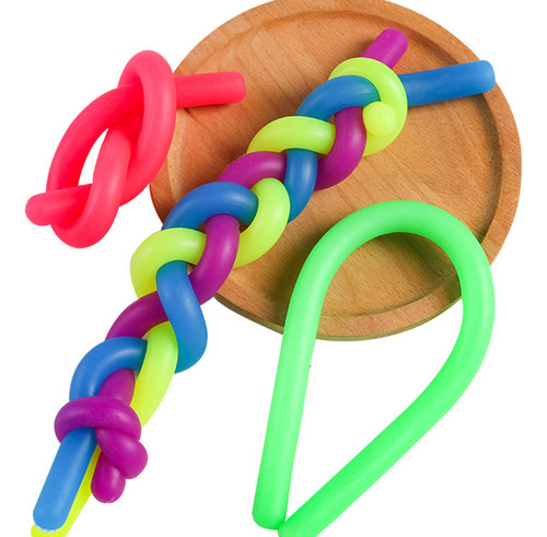 Cuerda Elástica, Cuerda Elástica Flexible, Goma Blanda, 12 U