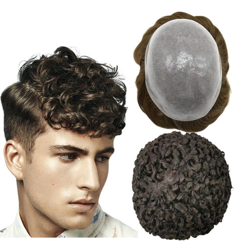 Toupee - Extensiones De Cabello Humano Para Hombre, Extensi.