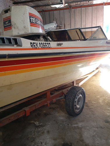 Vendo Lancha Fiesta Proa Abierta Con Motor Johnson 115