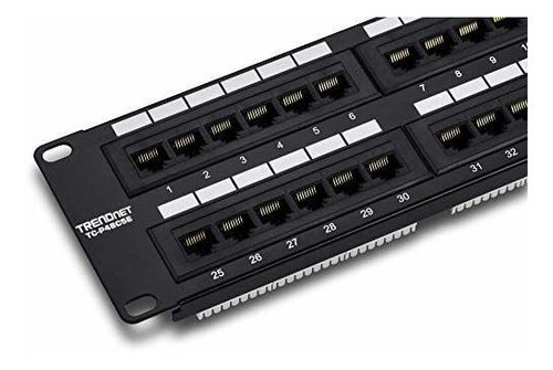 Trendnet 48-port Cat5 - 5e Sin Blindaje De Montaje En Pared 