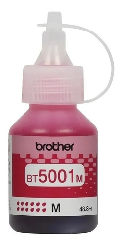 Botella De Tinta Brother Bt5001m 5001 Magenta Original