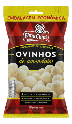 Amendoim Elma Chips Ovinhos 400 g