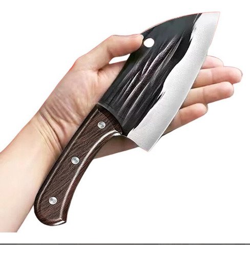 Hacha Cuchillo Cocina Acero Inox Chef Gastronomía Asado Negro /marrón